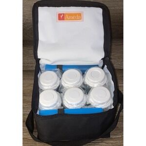 Ameda Cool & Carry Breast Milk Storage System Portable Cooler Bottles & Tote